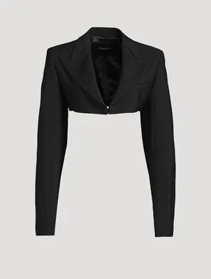 大人気！Zara Cropped Flap Blazer ブラック Zara Cropped Blazer with Flaps in Black — UFO No More