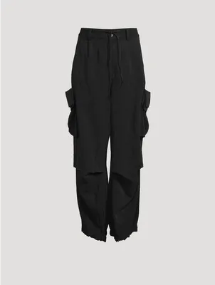 GUESS Wide-Leg Cargo Pants | Square One