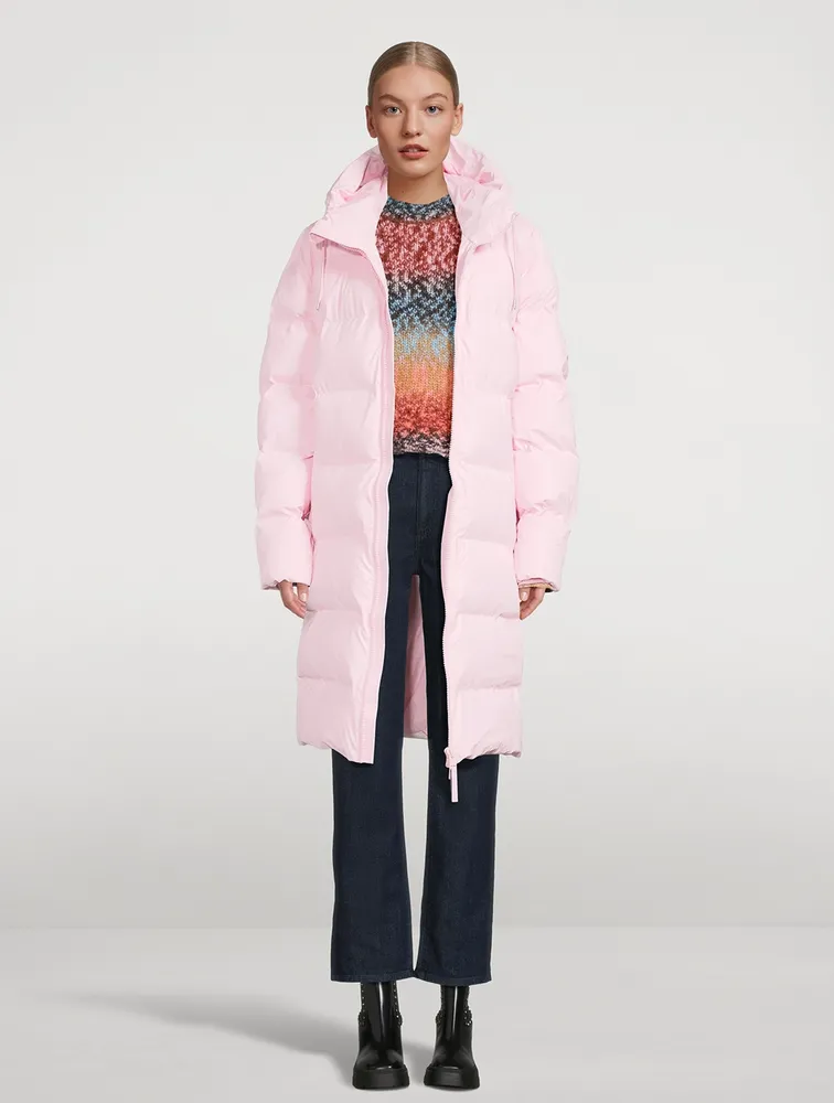 【新品】RUFFLOG STRAIGHT QUILT PUFFER JACKET Pajar Zola Box Quilt Mid-Length Puffer Jacket with Fixed