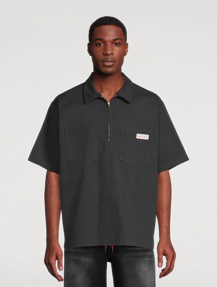 ★未使用★BRIEFING HALF ZIP SHIRT 3XL BRIEFING MENS LS HALF ZIP SHIRT