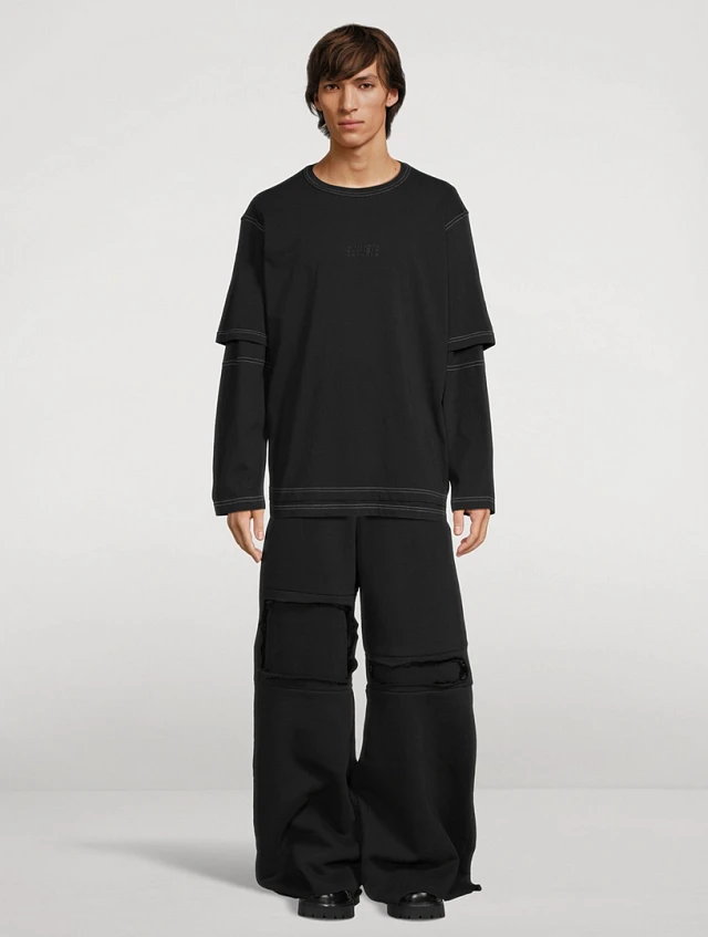 MM6 MAISON MARGIELA Layered Long-Sleeve T-Shirt | Square One