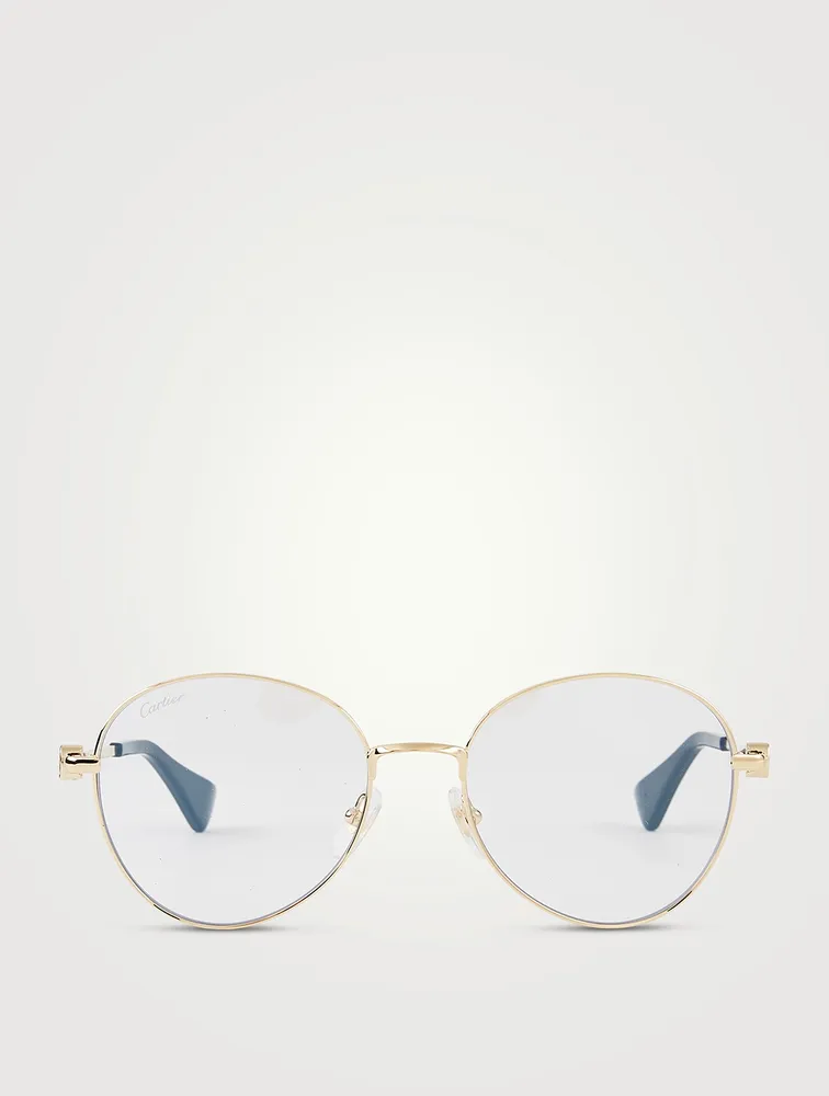 Cartier round outlet eyeglasses