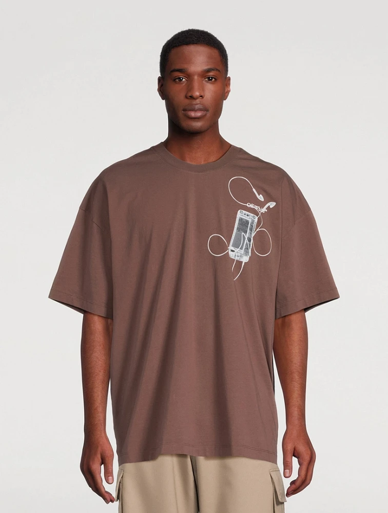 OFF WHITE Scan Arrow Oversized T-Shirt | Square One