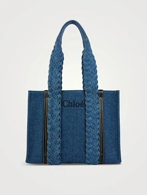 Michael Kors Mirella Medium Denim Tote Bag | Square One