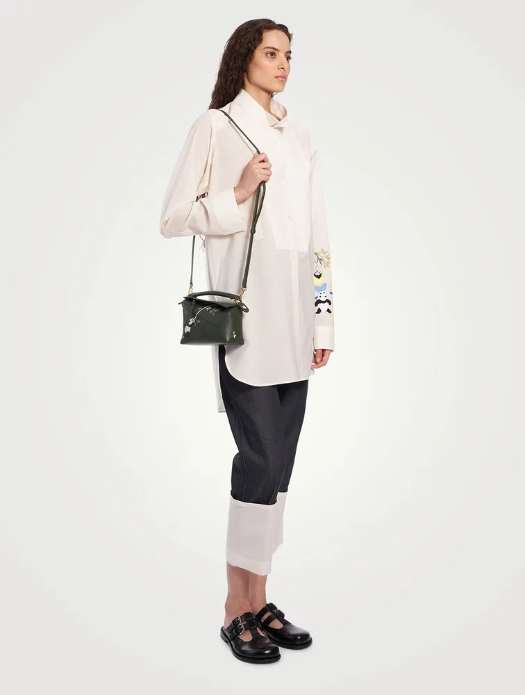 Loewe x Suna Fujita Mini Puzzle Panda Leather Bag | Yorkdale
