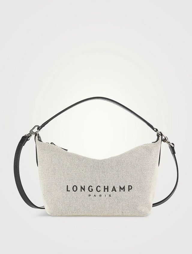 LONGCHAMP直営OUTLET Flecked cotton canvasハンドルショルダー LONGCHAMP直営OUTLET Flecked cotton canvasハンドルショルダー