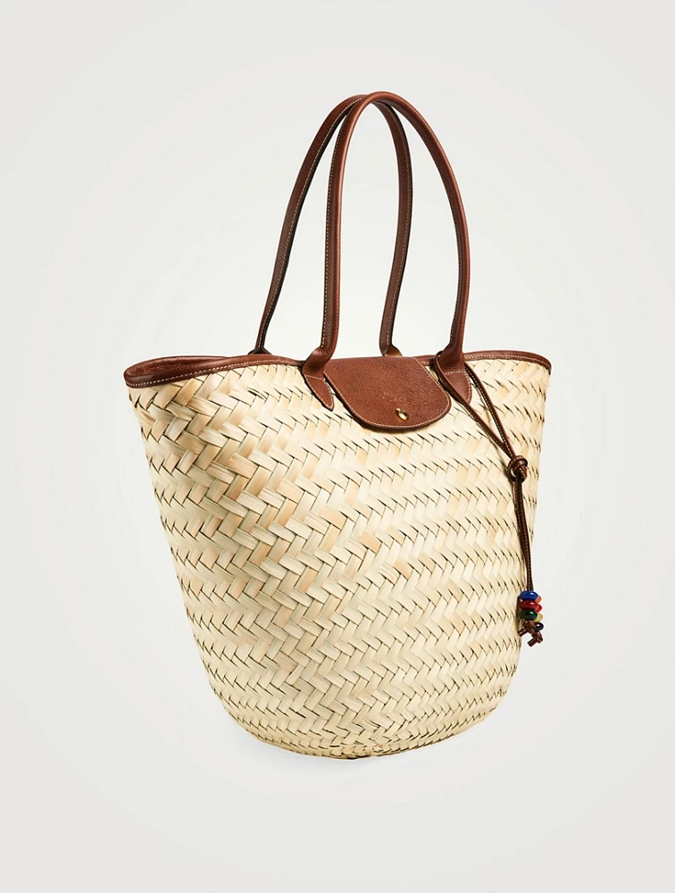 トートバッグ Longchamp Le Panier Pliage Large Basket Longchamp Le Panier Pliage Basket Bag XL | Bloomingdale's