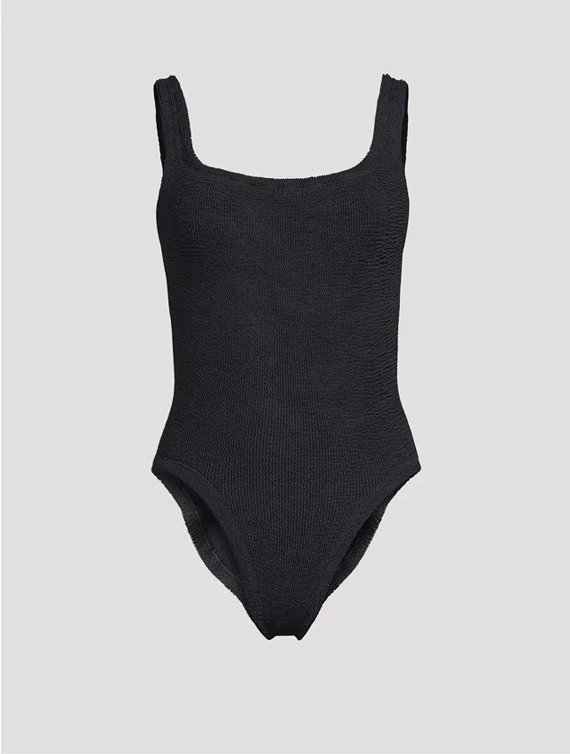 TROPIK Textured Square Neck One-Piece Swimsuit | Square One