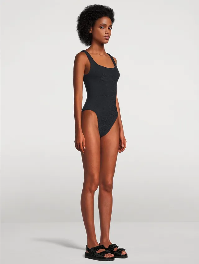 TROPIK Textured Square Neck One-Piece Swimsuit | Square One