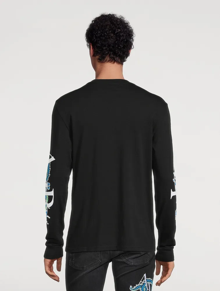 AMIRI Lunar New Year Dragon Long-Sleeve T-Shirt | Square One
