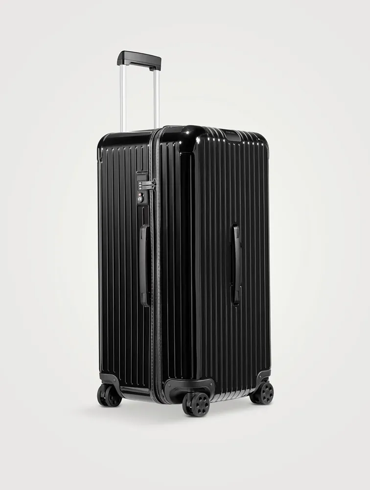 バッグ rimowa essential trunk plus 89L black Essential Trunk Plus Large Lightweight Suitcase | matte black | RIMOWA