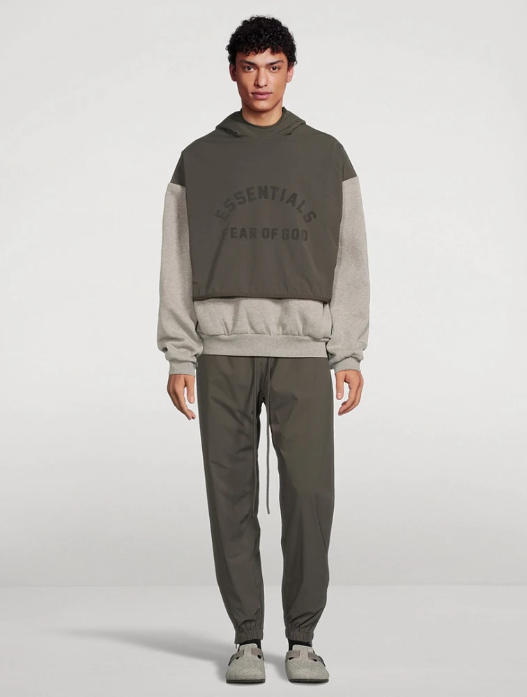FEAR OF GOD ESSENTIALS Nylon Fleece Hooded Sweater | Square One