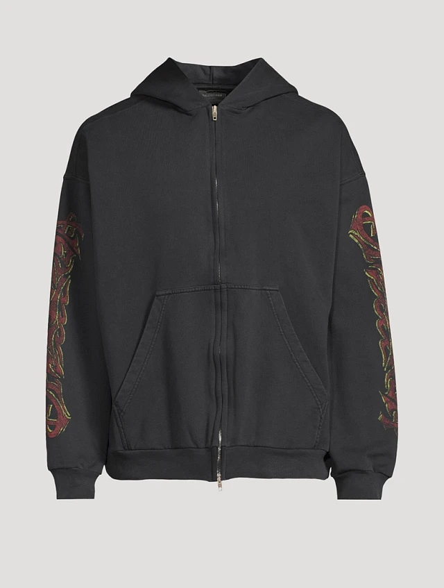 BALENCIAGA Offshore Zip-Up Hoodie | Square One