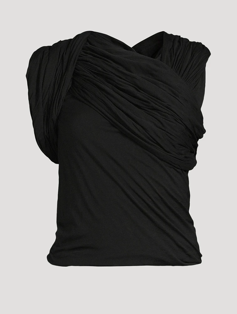 RICK OWENS Harness Draped Top | Square One