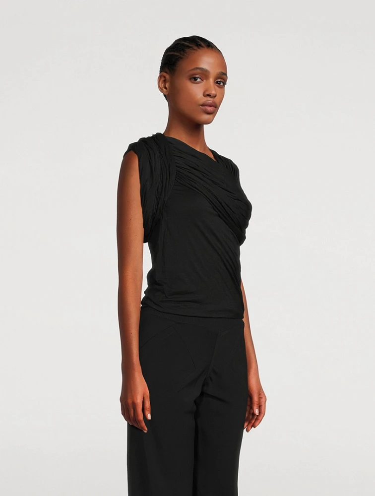 RICK OWENS Harness Draped Top | Square One