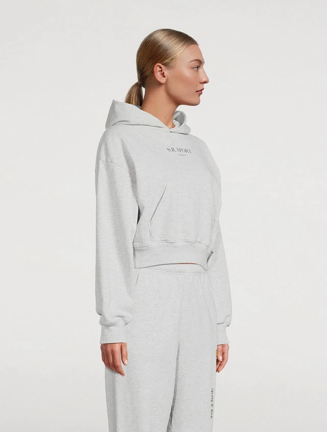 ジャケット SPORTY  RICH Women Hoodies ST068503649GY GR RD GREY Sporty & Rich zip-up Hoodie | Grey | FARFETCH CA