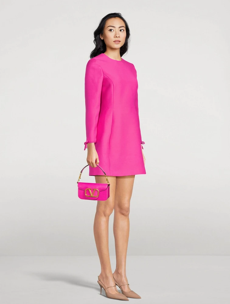 ワンピース CREPE COUTURE MINI DRESS SANDRO Tiered floral-print crepe mini dress | THE OUTNET