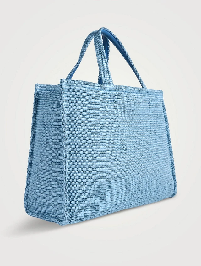 GIVENCHY Medium G Tote Raffia Bag | Square One