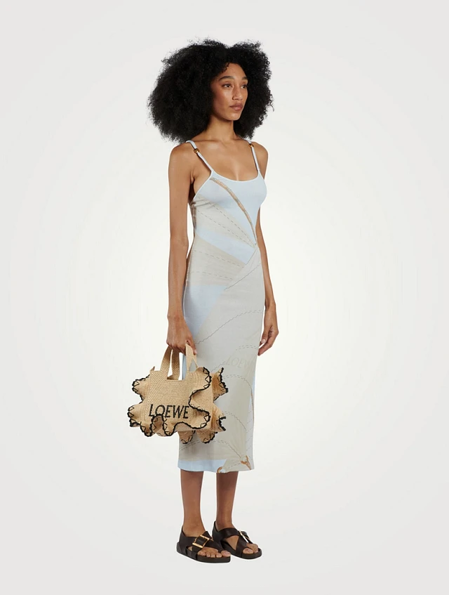 LOEWE + Paula's Ibiza crochet-knit mini dress | NET-A-PORTER