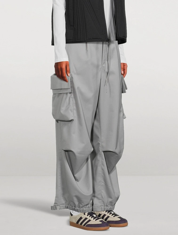 Y Wide-Leg Cargo Pants | Square One