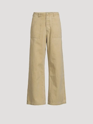 2025年新作アイテムが続々登場 MOTHER The Quartet Breaker Skimp Wide-Leg Utility Pants パンツ