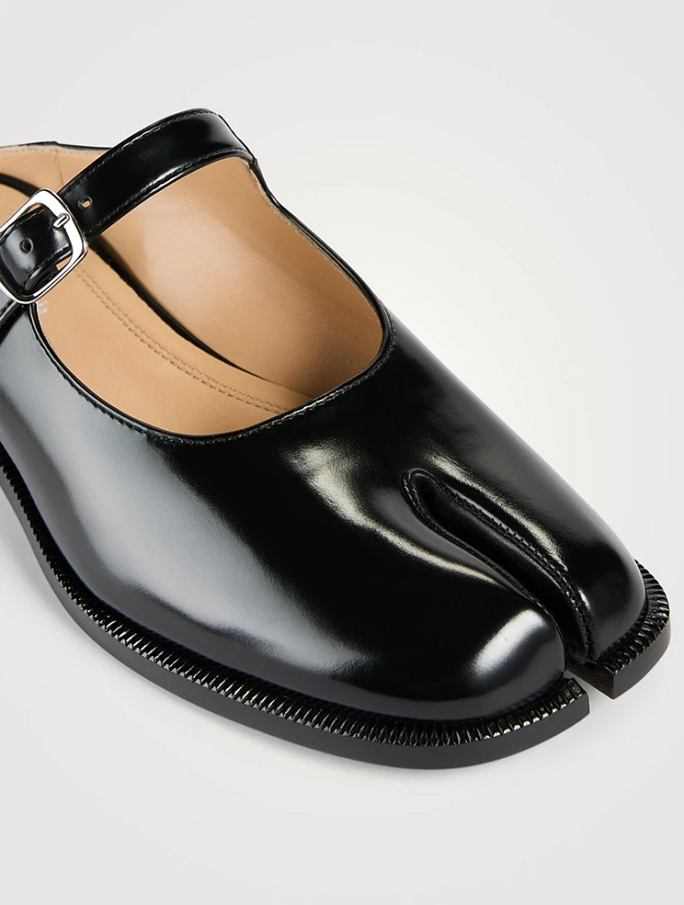 MAISON MARGIELA Tabi City Leather Mary Jane Mules | Square One