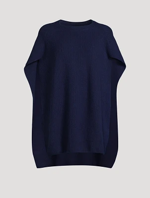 Zara CUTWORK KNIT CAPE T-SHIRT | Square One