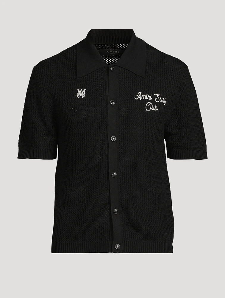 Amiri Surf Club Mesh Polo | Square One