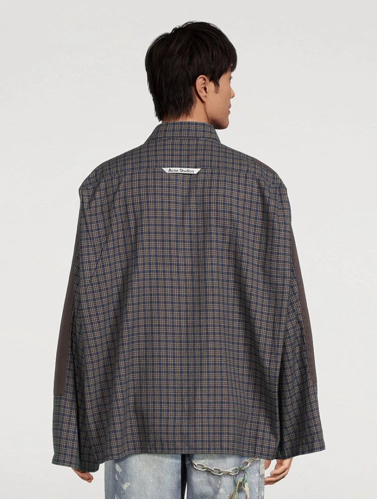 ACNE STUDIOS Check Flannel Shirt | Square One