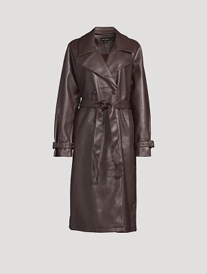 Zara FAUX SUEDE TRENCH COAT | Square One