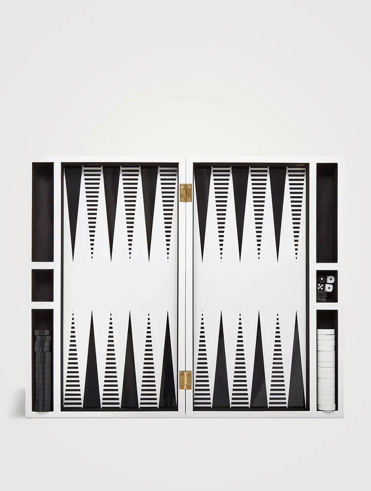 Holt Renfrew Op Art Backgammon Lacquer Box Set | Yorkdale Mall