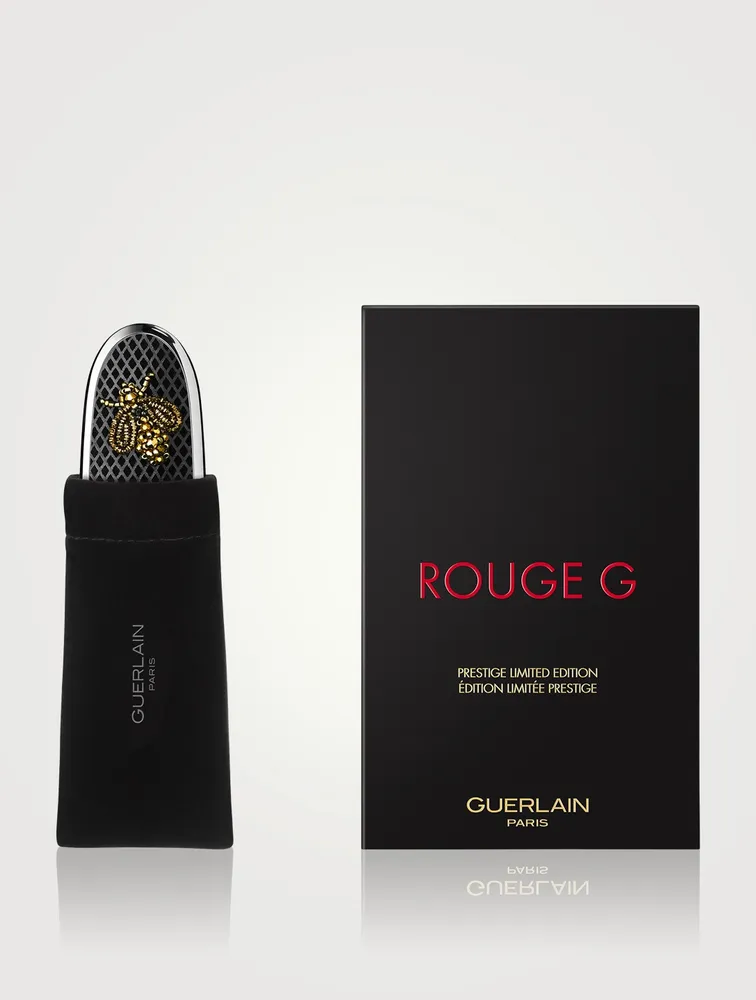 GUERLAIN Rouge G Gold Bee Sequins Satin Lipstick & Case