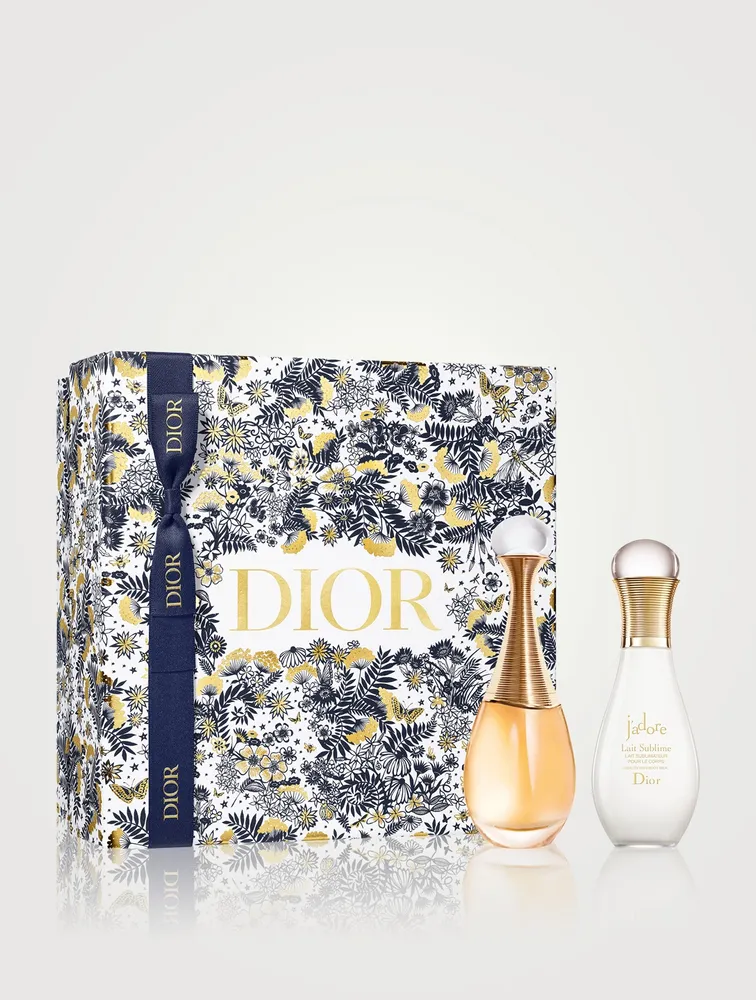 DIOR J'adore Gift Set Eau de Parfum & Beautifying Body Milk Square One