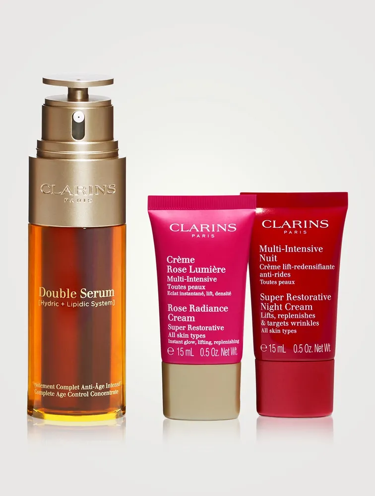 CLARINS Double Serum & Super Restorative Collection | Square One