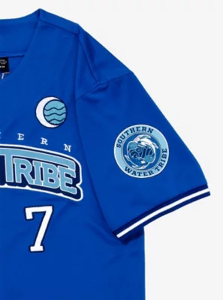 Boxlunch Avatar The Last Airbender Southern Water Tribe Baseball Jersey BoxLunch Exclusive