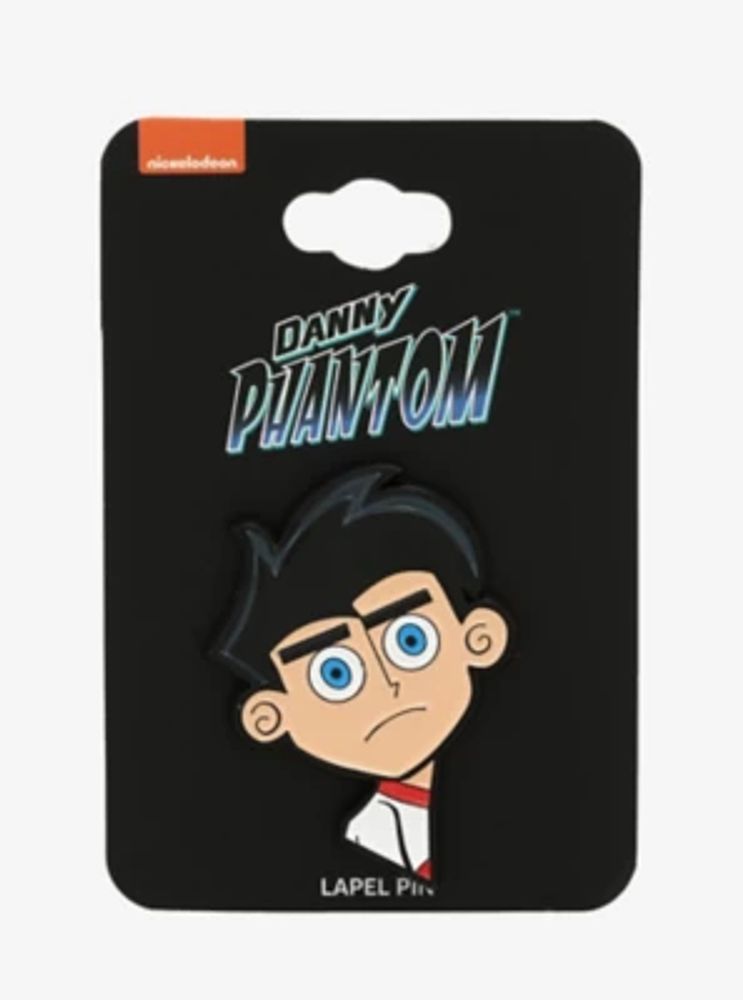 Boxlunch Danny Phantom Face Meme Enamel Pin BoxLunch Exclusive Mall