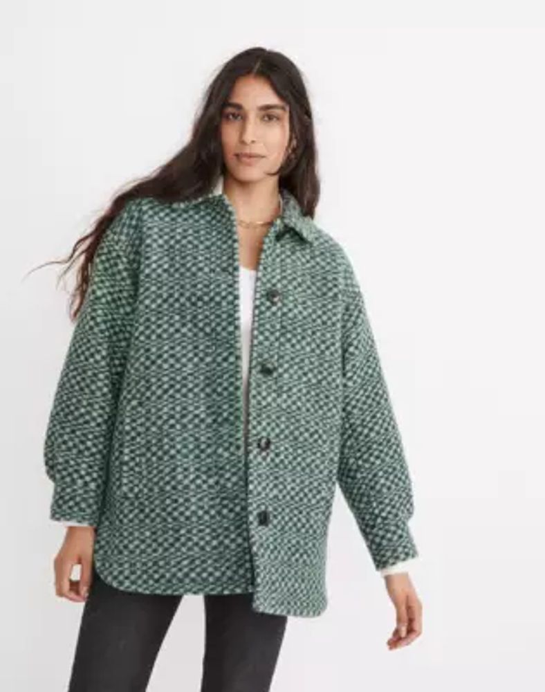 Madewell Belrose Shirt-Jacket in Jacquard Check | Mall of AmericaÂ®