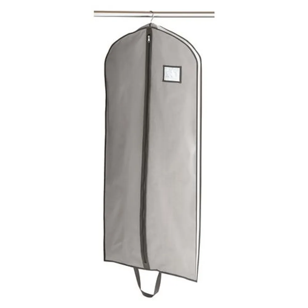Mainstays Fabric Hanging Garment Bag Grey Regular The Pen Centre