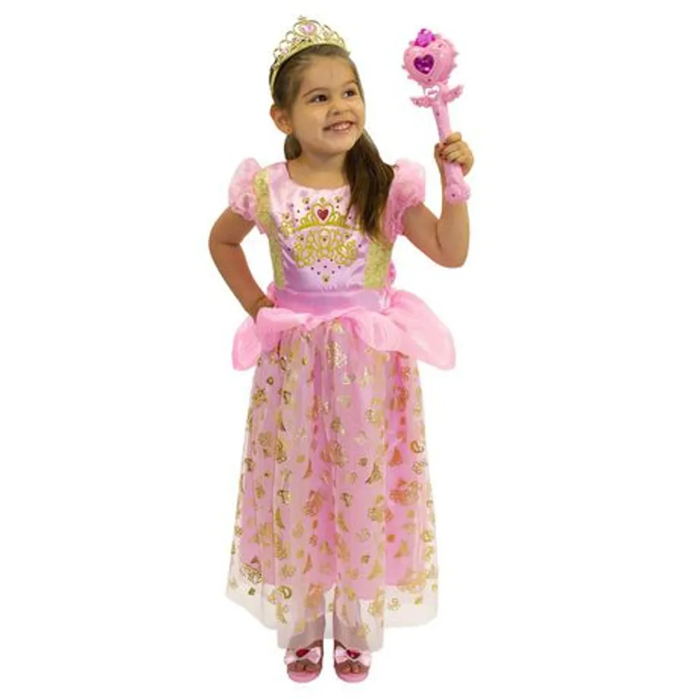 Diana dress up in princess and playing with clearance toys