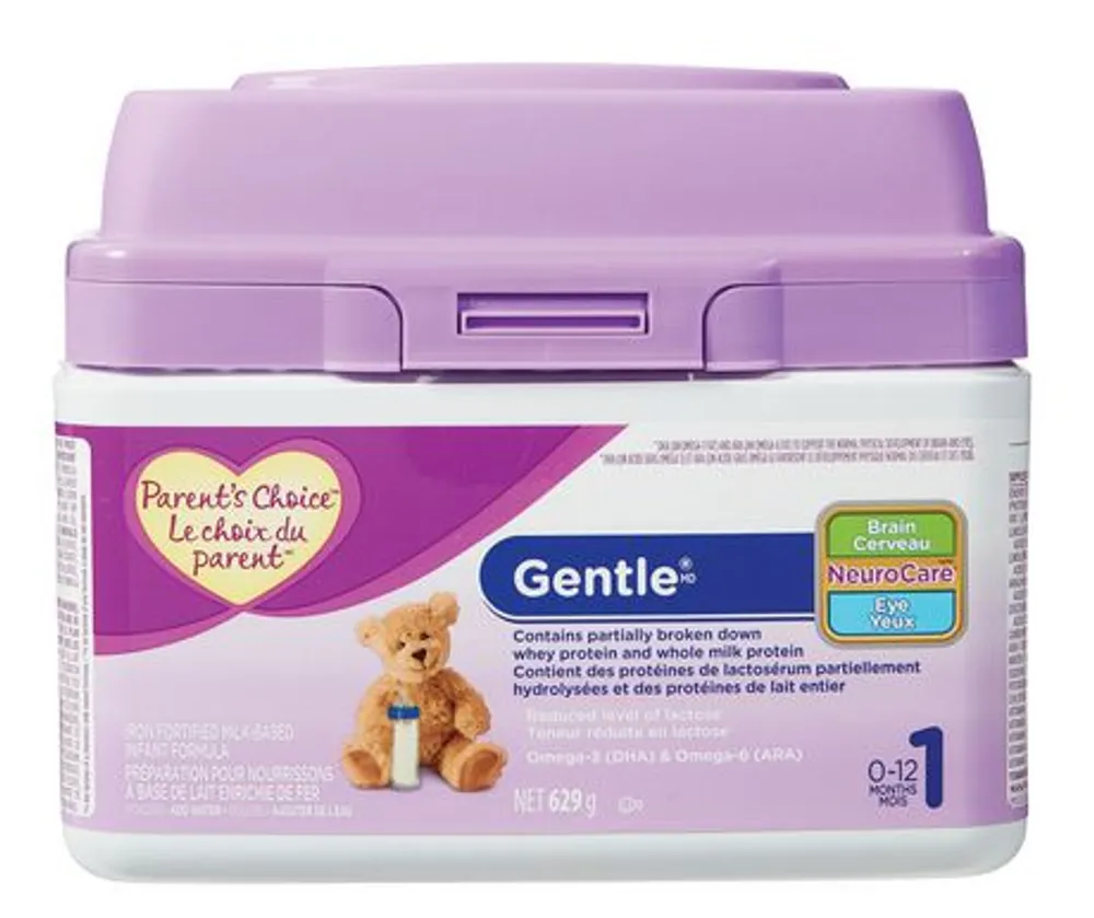 Parents choice sensitivity infant clearance formula