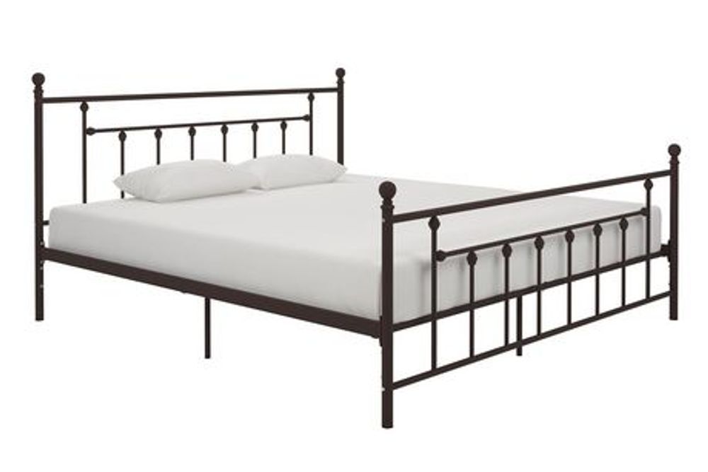 Dhp Manila Metal Bed Bronze King | The Pen Centre