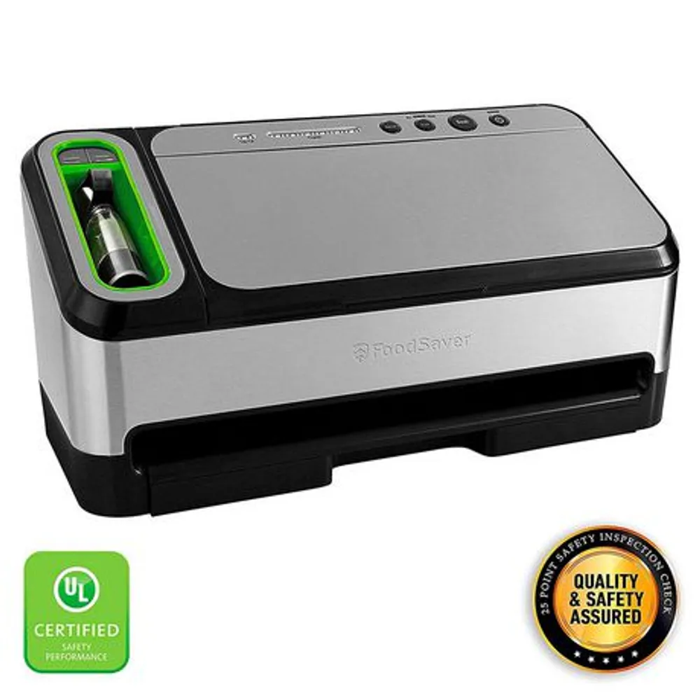 Foodsaver V4825 2In1 Vacuum Sealer Machine With Bag Detection And