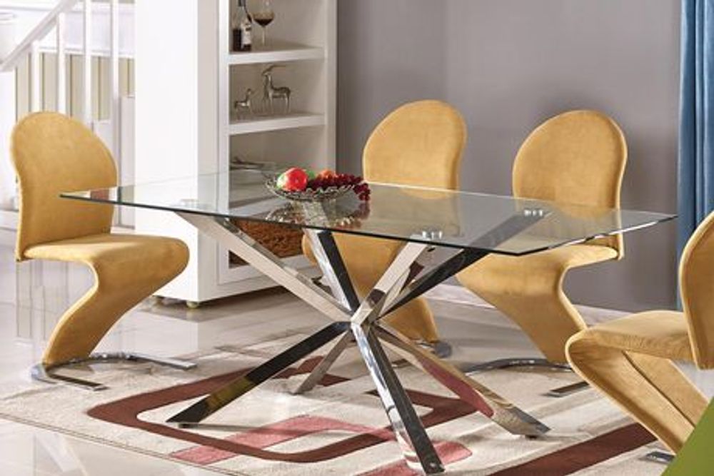 Canadian Furniture Importers Canadian Lorenzo Dining Table Glass