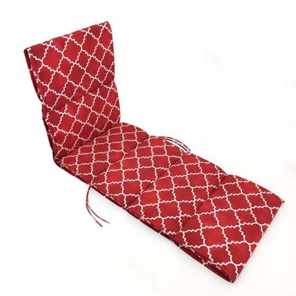 Mainstays Lounger Cushion Red 20 X 72 Hillside Shopping Centre