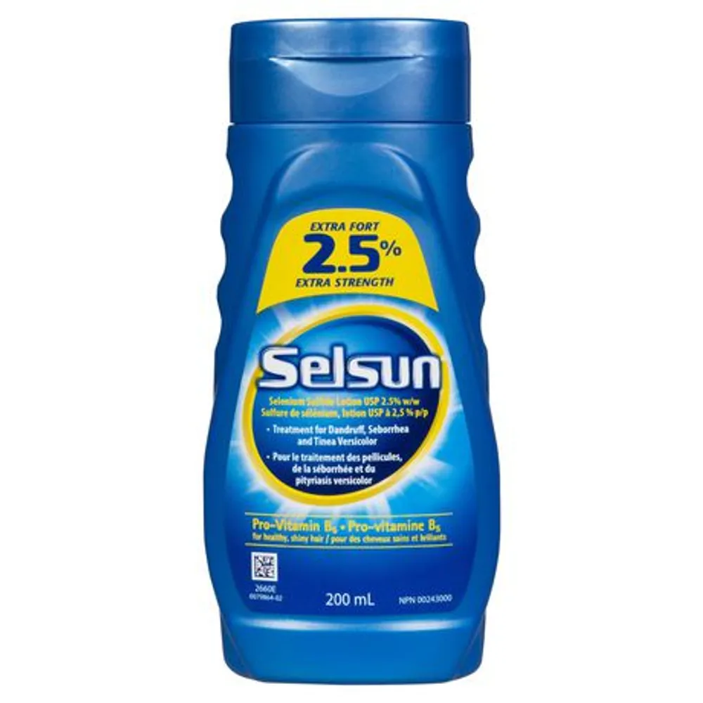 Selsun Blue Selsun 2.5% Extra Strength Selenium Sulfide Lotion 