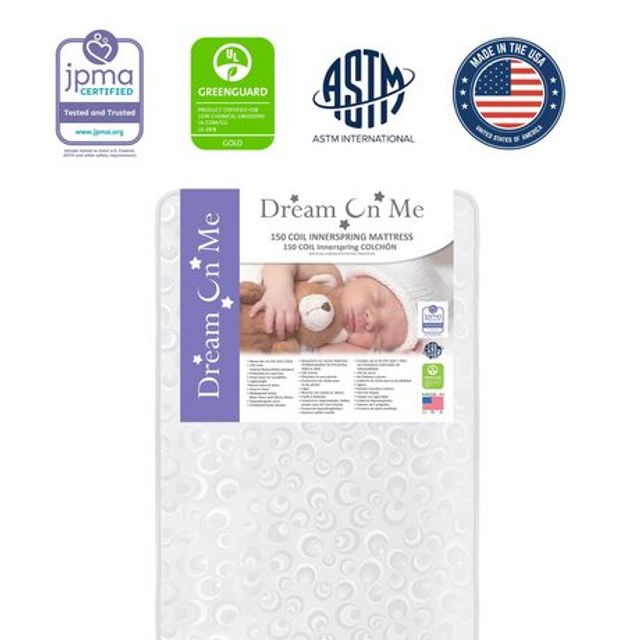 Dream on me clearance 80 coil innerspring mattress