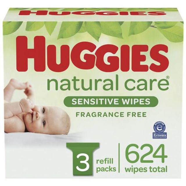 huggies nourish and care wipes 336