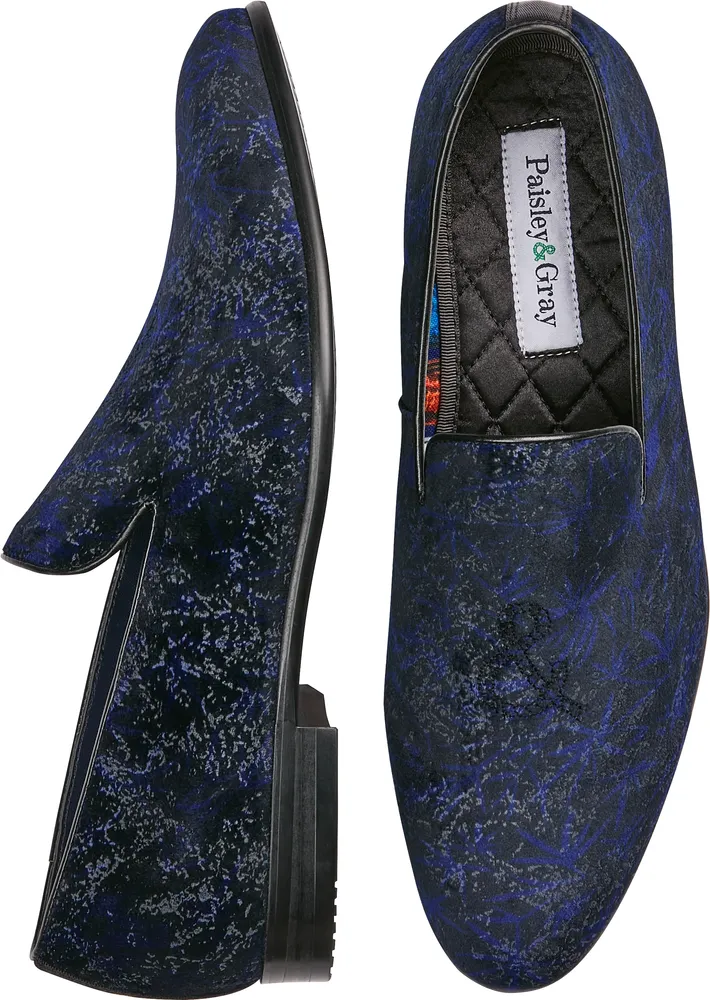 Mens best sale paisley loafers