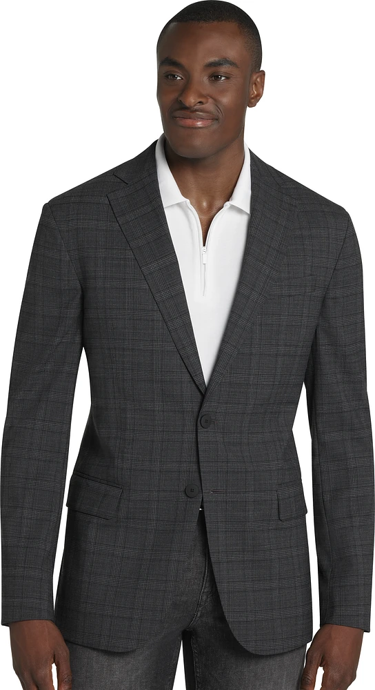 Grey plaid sport coat clearance
