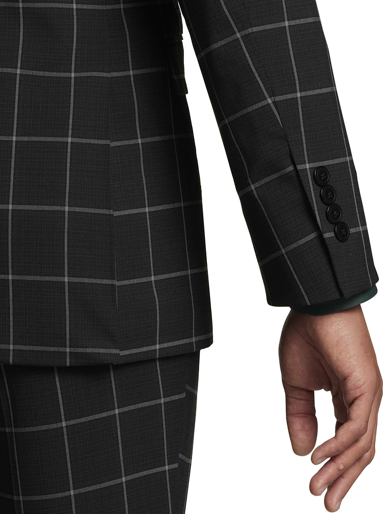 Egara black slim fit field jacket online